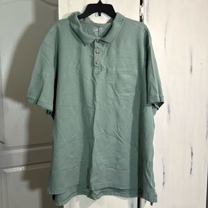 Duluth Trading Co Men’s Green Polo Shirt Short Sleeve
